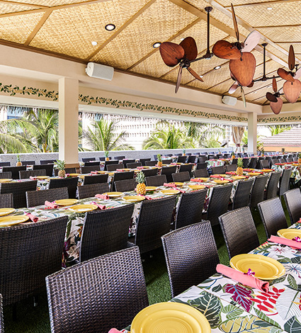Thatched-Roof Hawaiian Pavilions